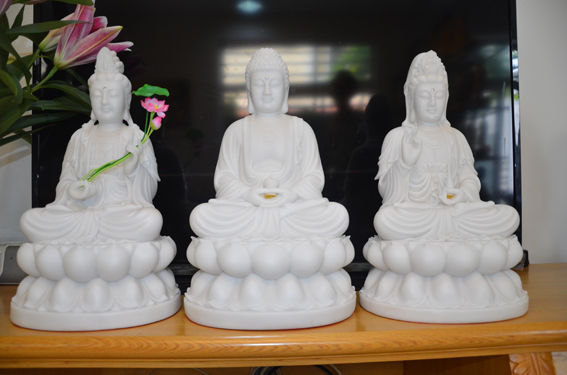 Tượng tam thánh 40cm (6501)